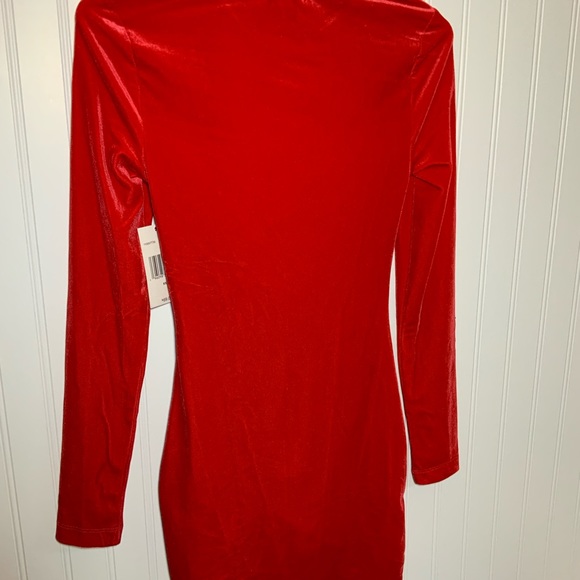 JUICY BY JUICY COUTURE JUNIOR WOMEN'S RED DRESS SIZE X-SMALL NWT - Picture 2 of 10
